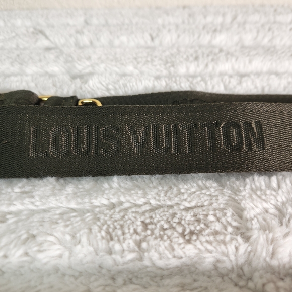 Handbag Strap Multi Pochette Accessories Army Green Strap Monogram Canvas - Picture 2 of 9